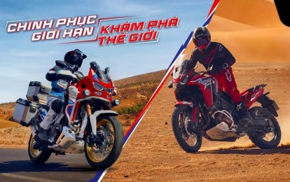 Honda Africa Twin 2026 đổi áo mới, giá cao nhất lên đến 620,99 triệu đồng